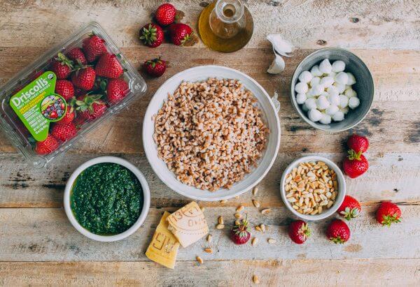 Strawberry Caprese Ingredients