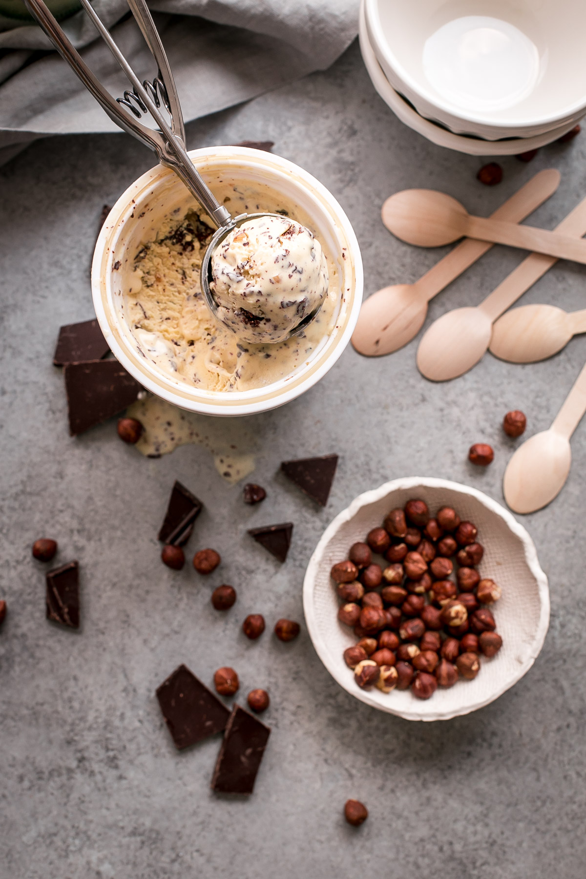 hazelnutchocolatechipicecream126 A Beautiful Plate