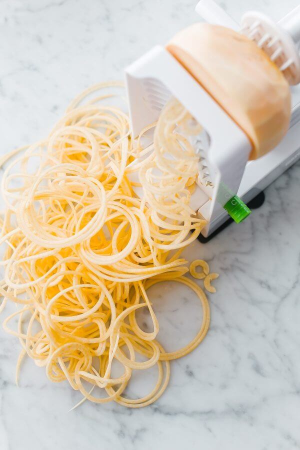 Spiralized Rutabaga