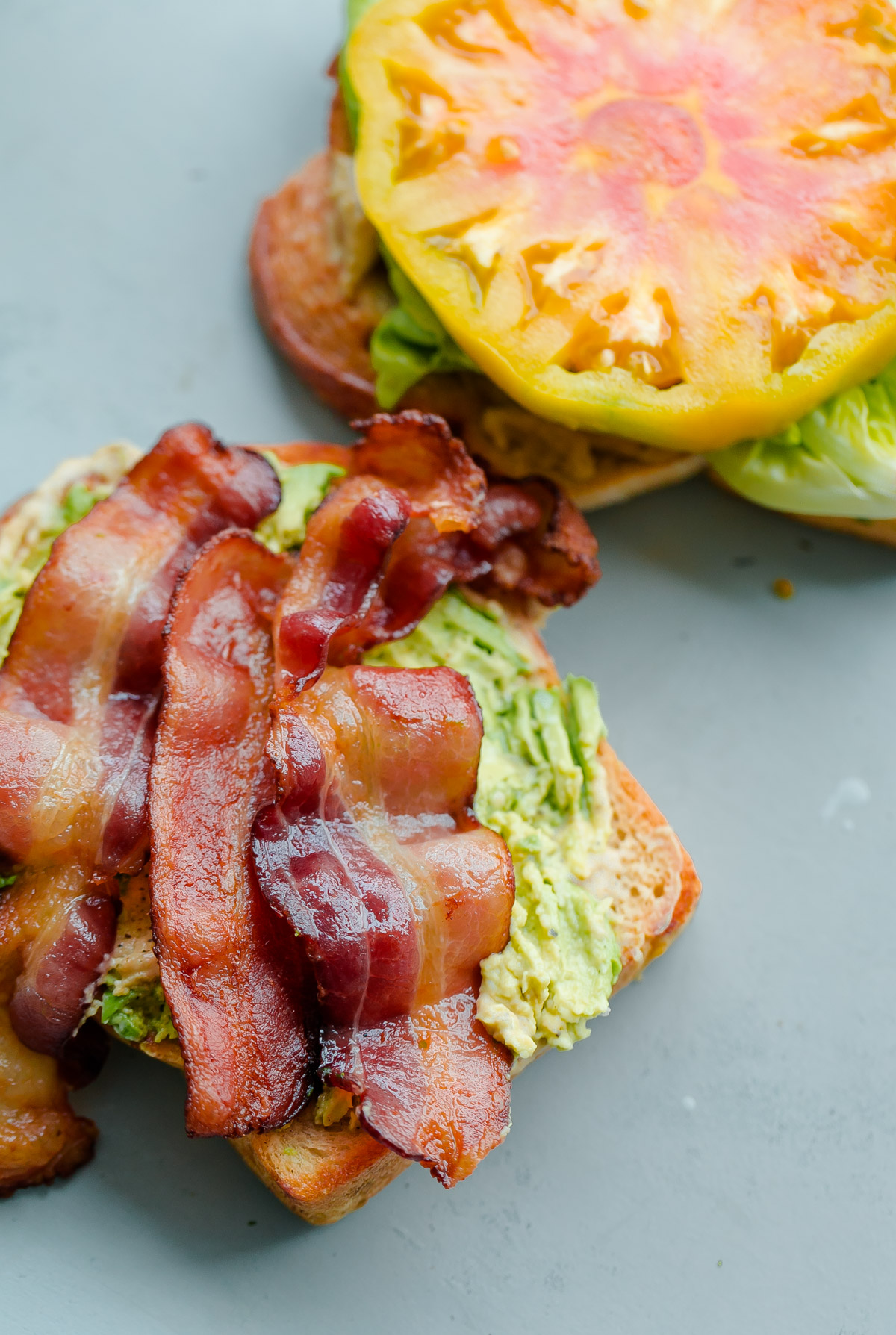 California BLT Sandwich with Hummus A Beautiful Plate