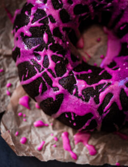 Chocolate Beet Bundt Cake with Beet Glaze