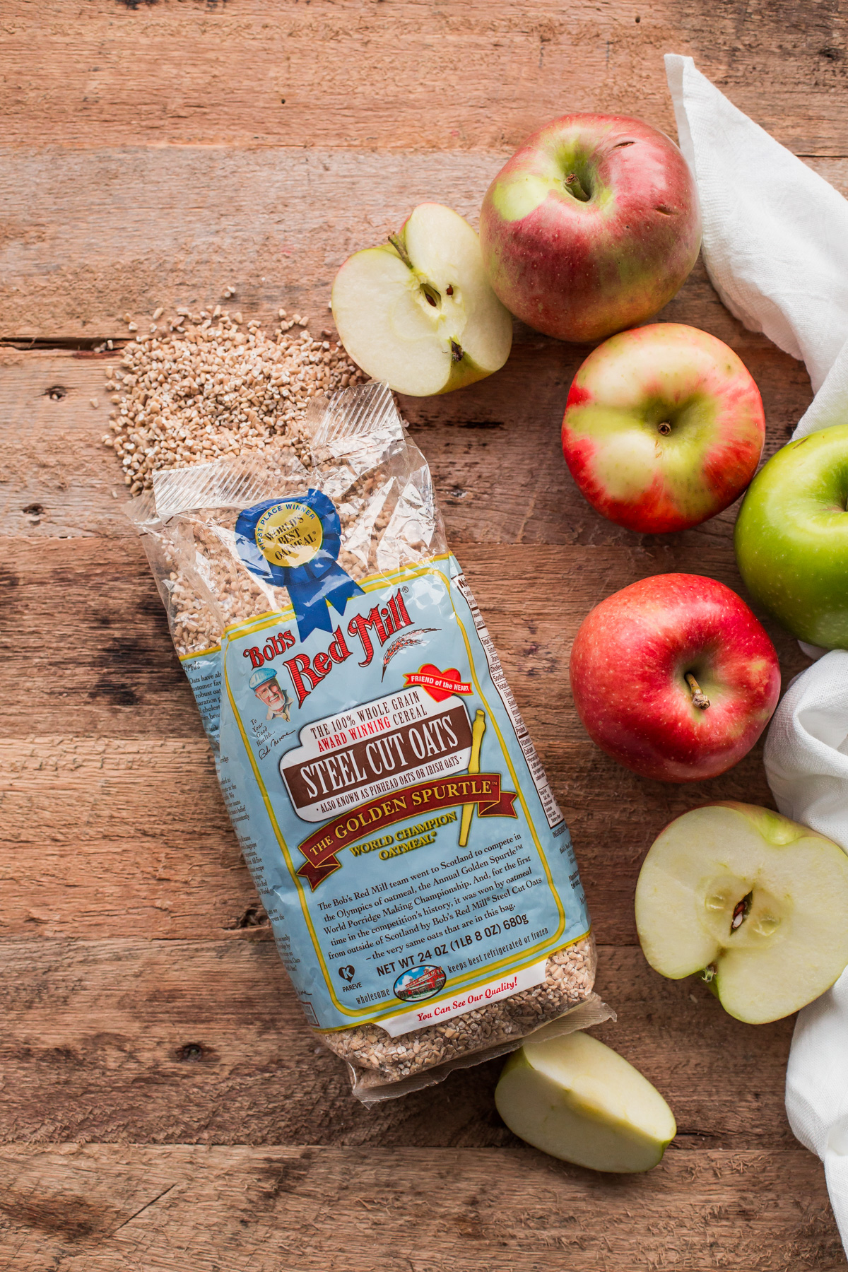 Slow Cooker Steel Cut Oats with Apple and Cranberries A Beautiful Plate