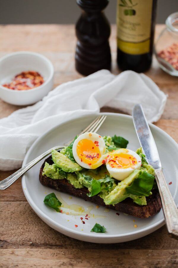 Homemade Avocado Toast with Poached Egg