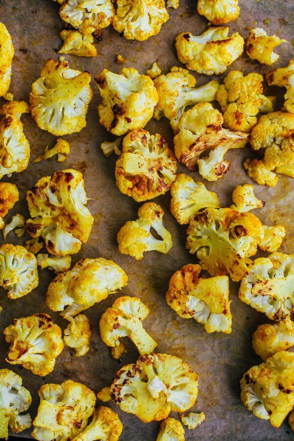 Turmeric Roasted Cauliflower Florets