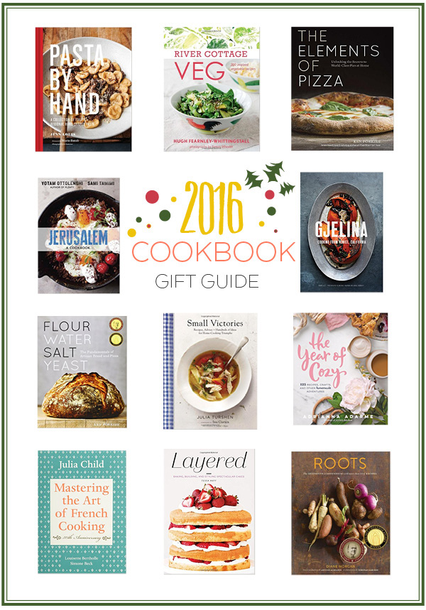 2016 Cookbook Gift Guide. With pairing gift ideas for the holidays! 