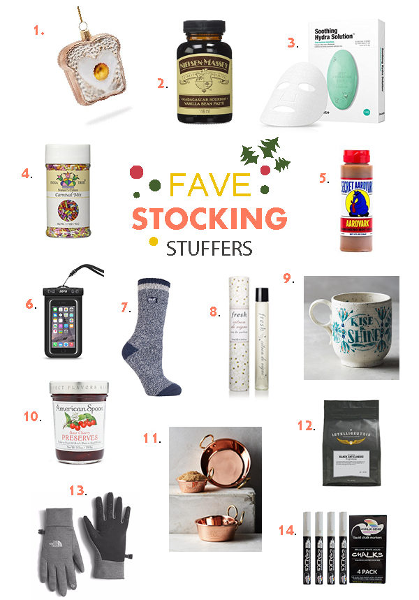 2016 Favorite Things Stocking Stuffers