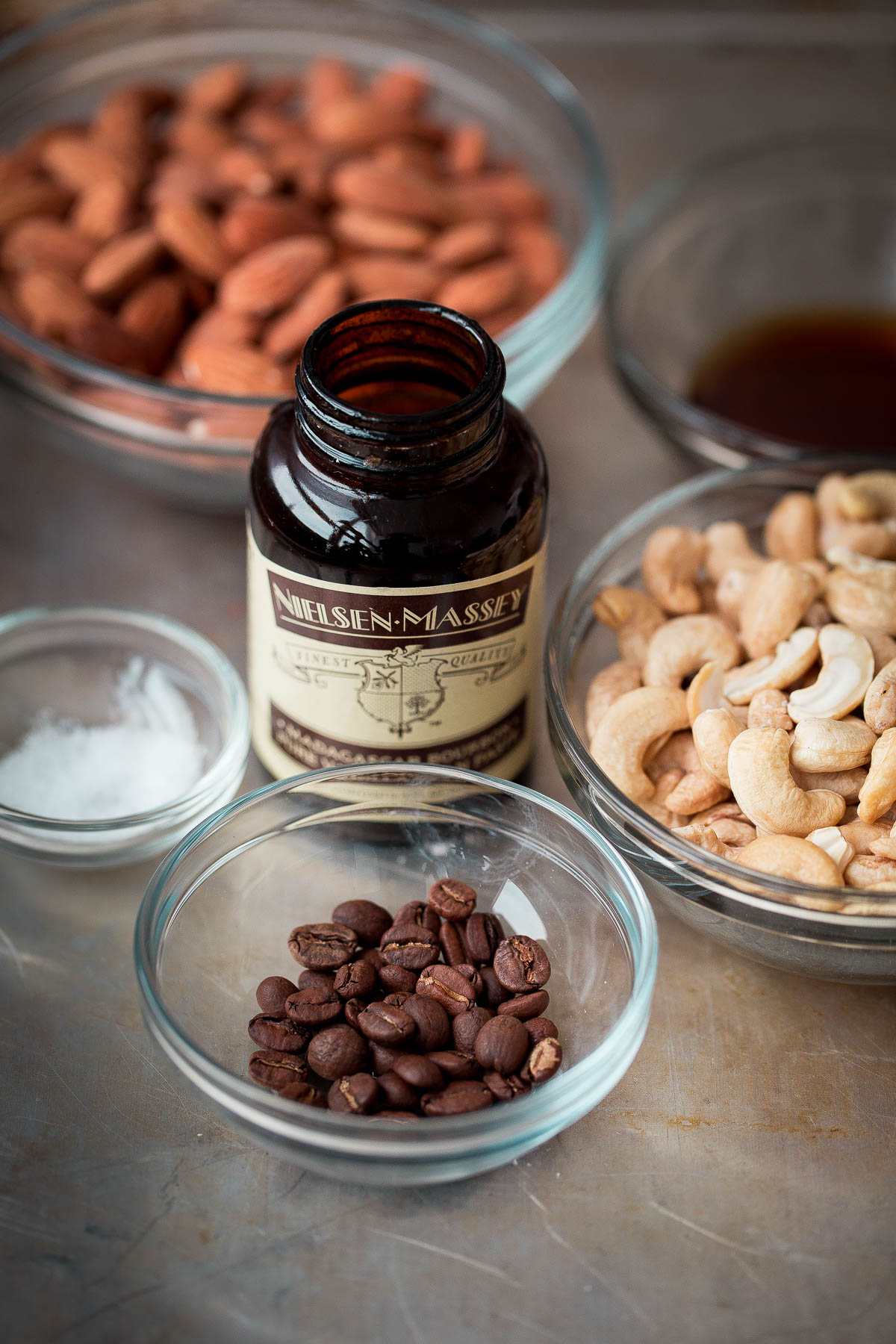 Espresso Almond Cashew Butter Ingredients