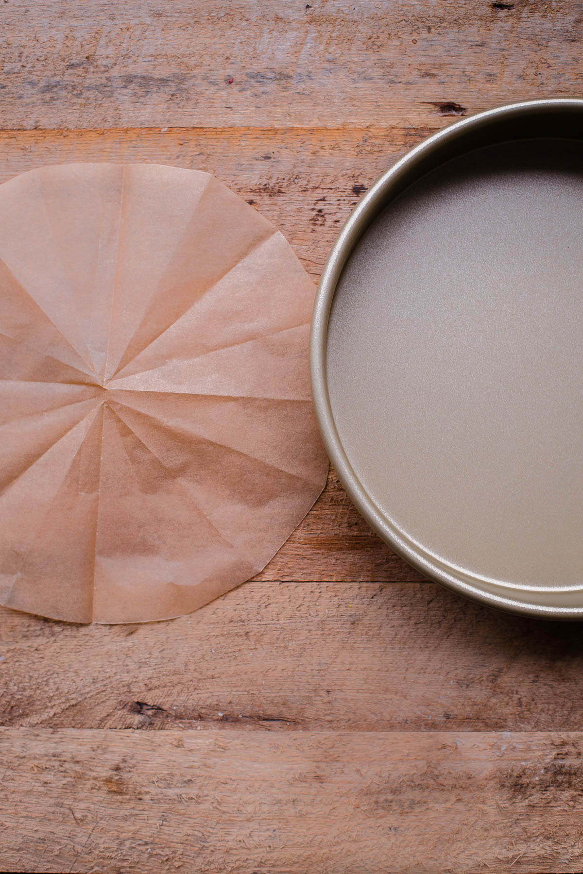 How to Line Any Size Cake Pan with Parchment Paper A Beautiful Plate
