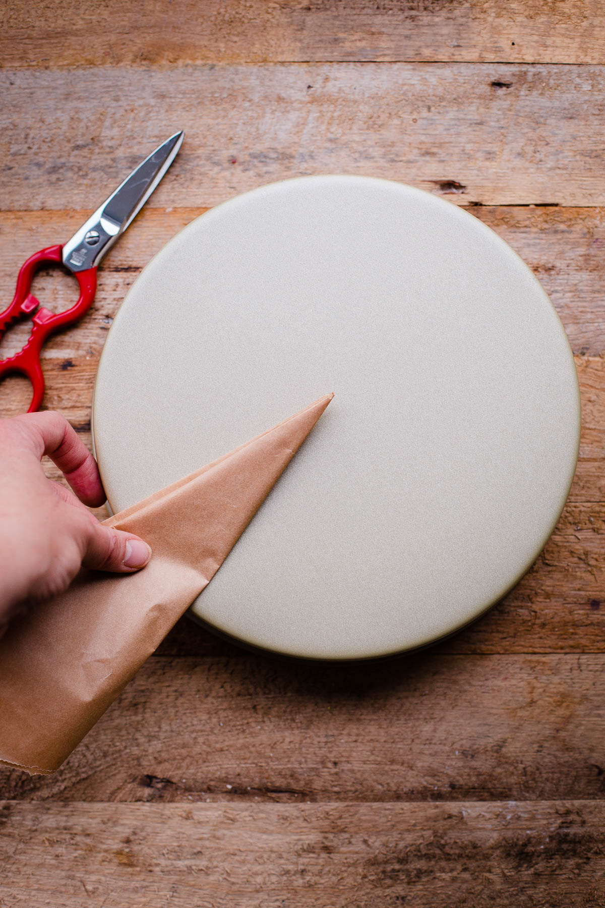 How to Line Any Size Cake Pan with Parchment Paper - A Beautiful Plate