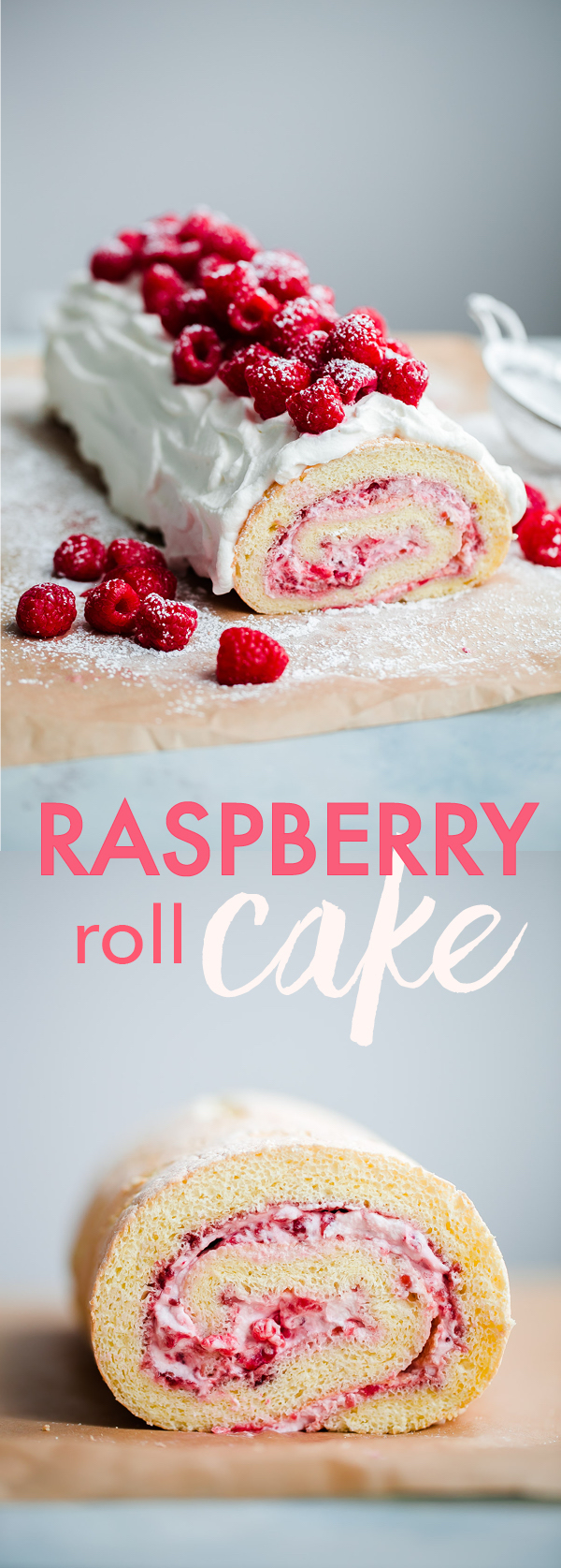 Raspberry Roll Cake A Beautiful Plate