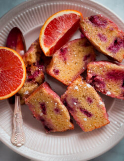 Small Batch Almond Raspberry Cakes. This small recipe makes just four cakes, perfect for Valentine's Day!