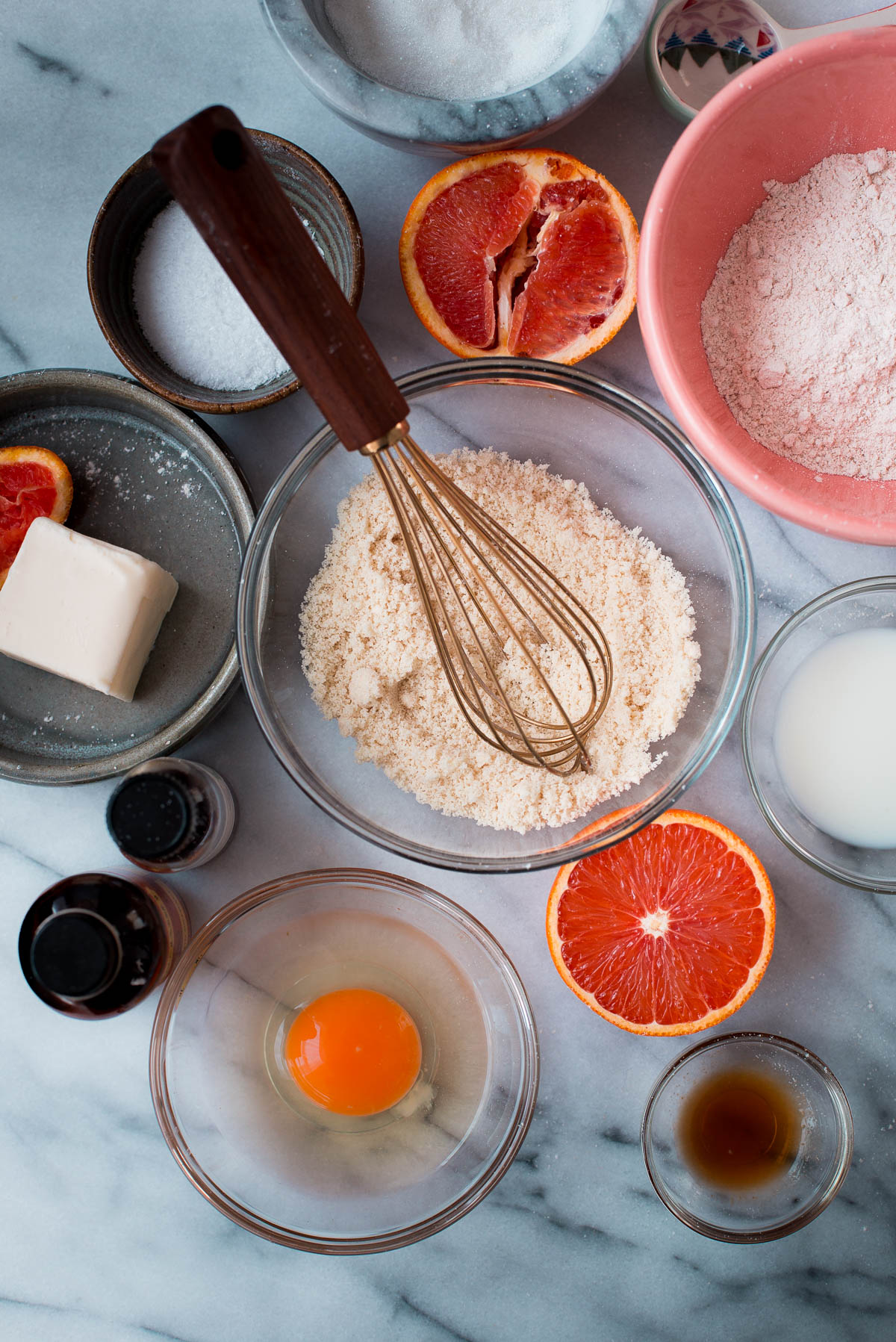 Small Batch Almond Raspberry Cakes Ingredients