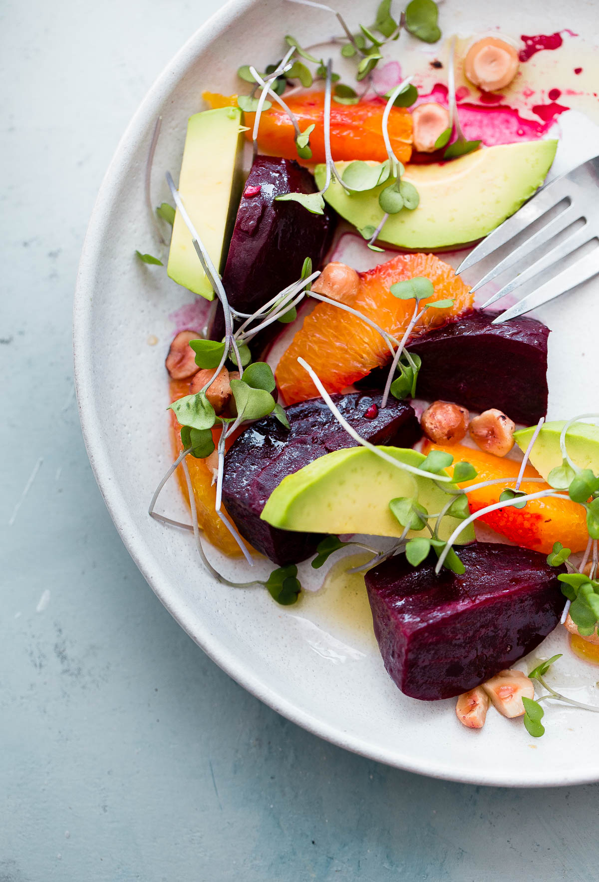 Roasted Beet Salad with Citrus and Avocado