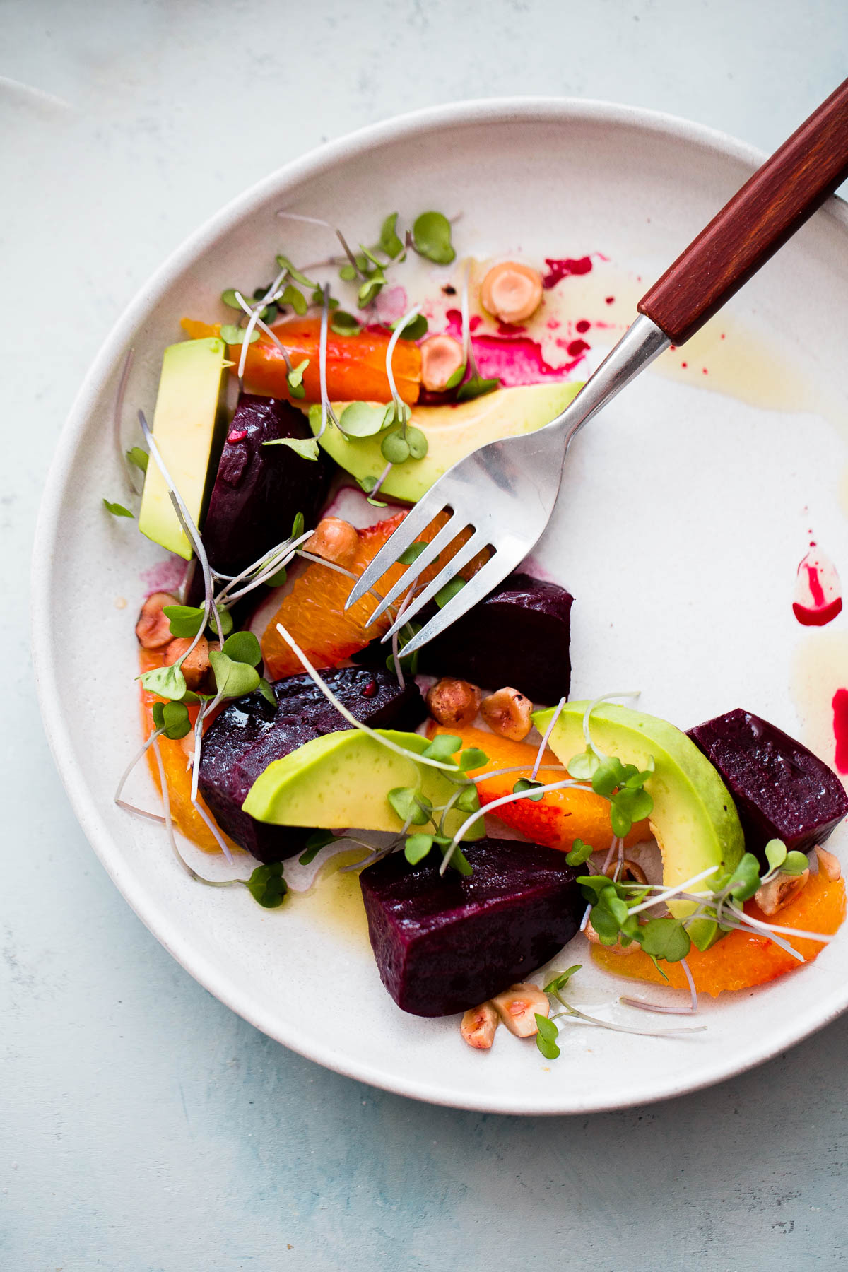 Roasted Beet Salad with Citrus and Avocado