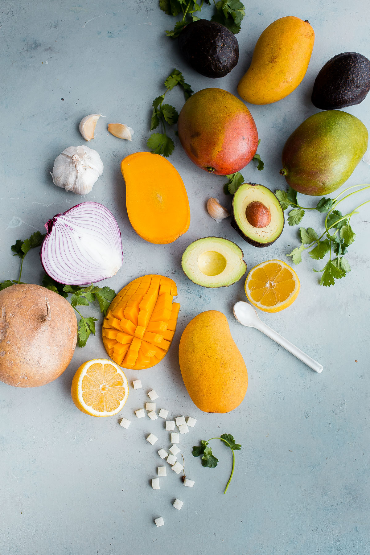 Tropical Mango Guacamole Ingredients 