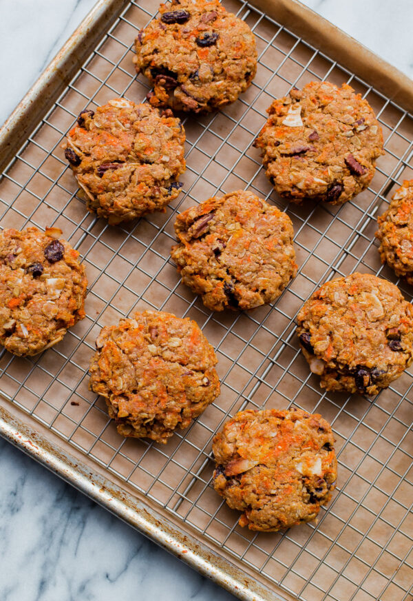 Carrot Cake Breakfast Cookies