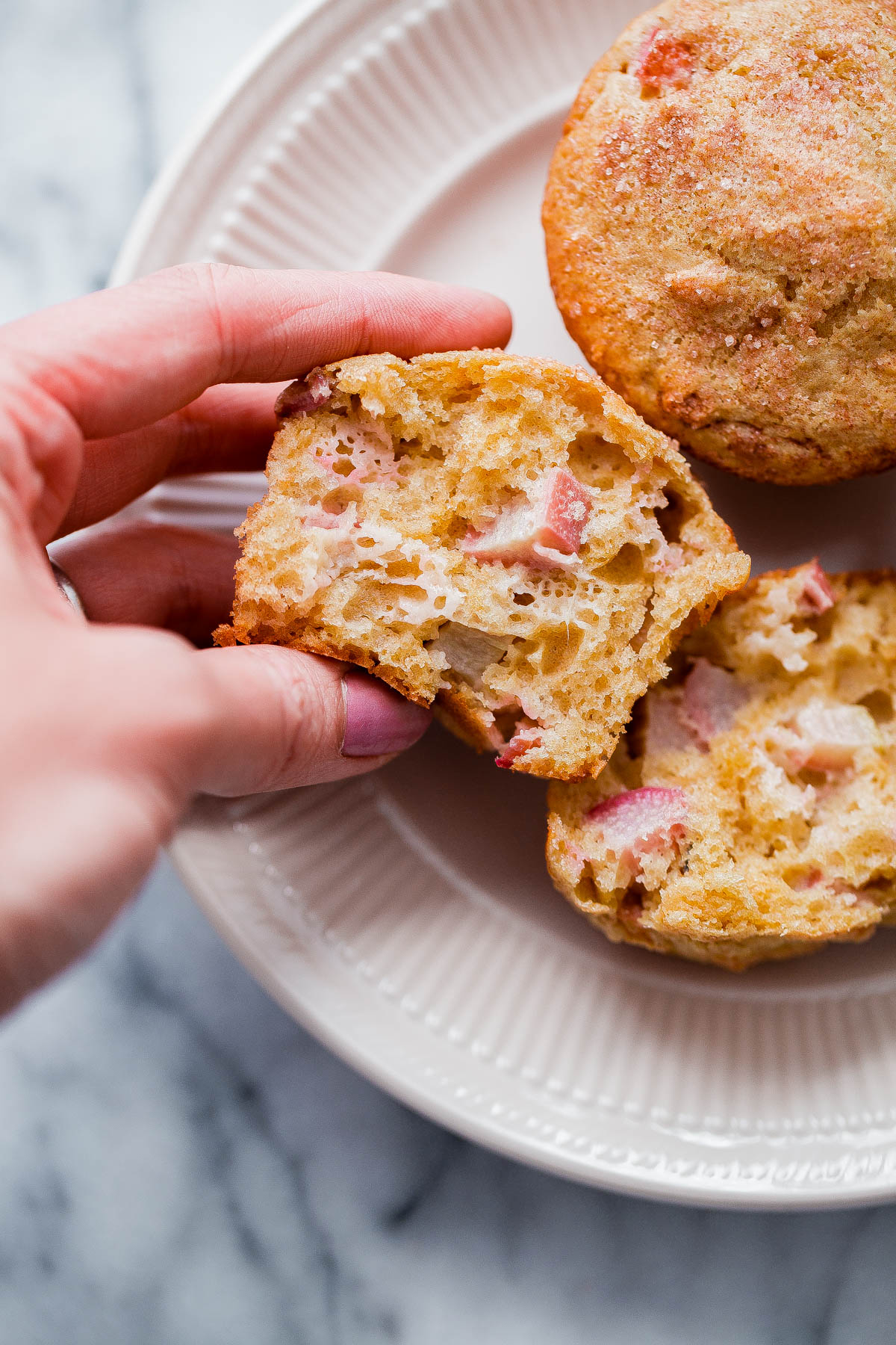 Easy Rhubarb Muffins