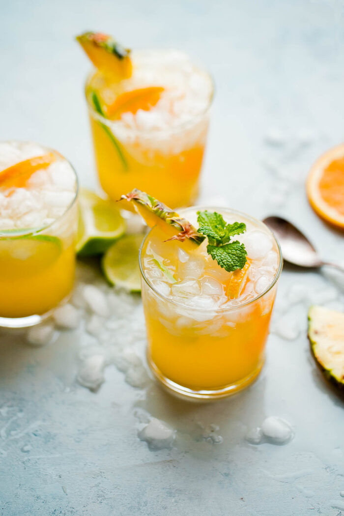 Pineapple Punch with Ginger Beer