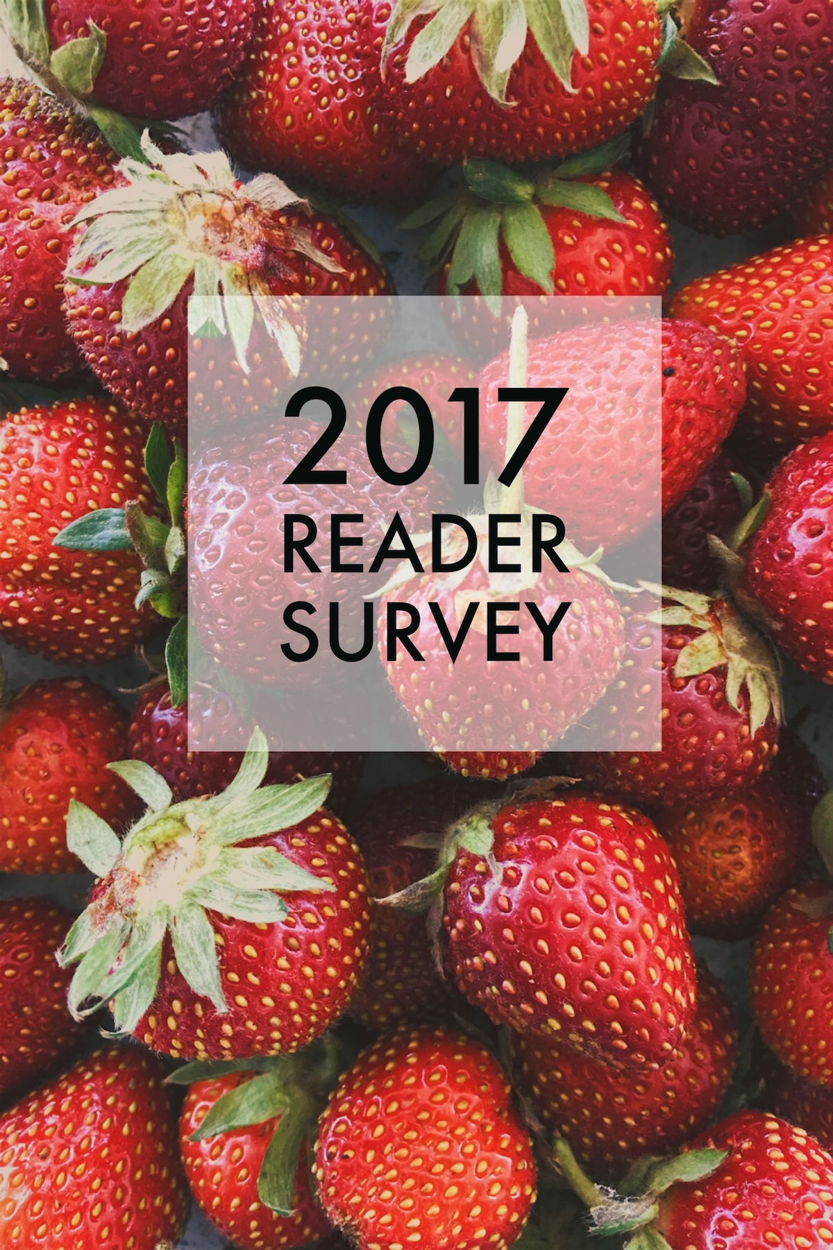 2017 Reader Survey - A Beautiful Plate