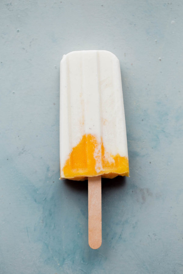 Healthy Mango Lassi Popsicles