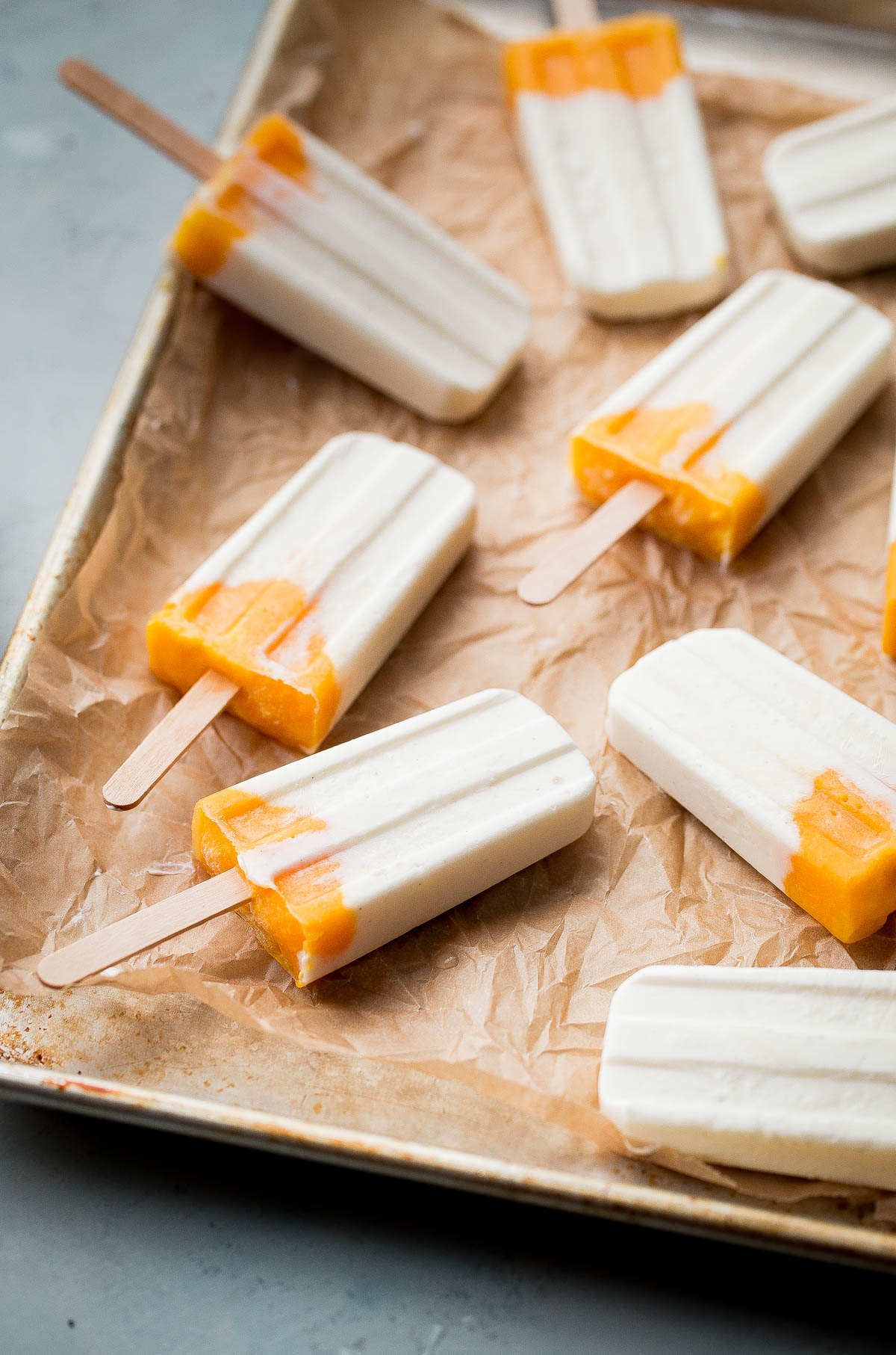 Mango Lassi Popsicles