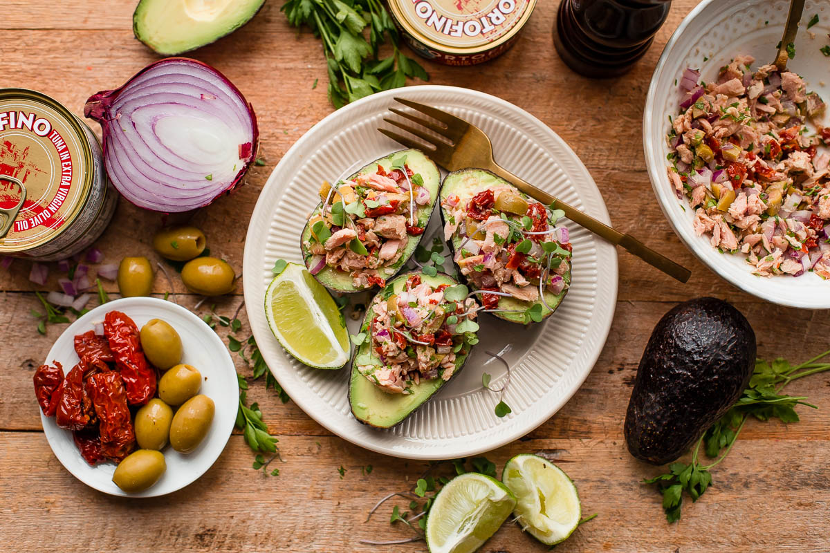 How to Make Tuna Avocado Boats