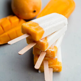 Mango Lassi Popsicles