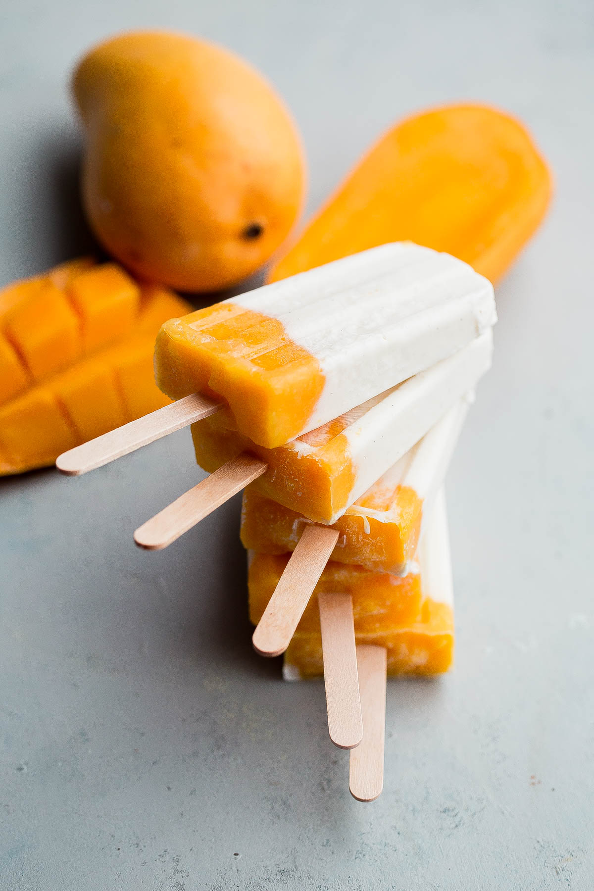 Mango Lassi Popsicles