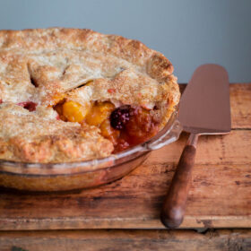 Blackberry Peach Pie