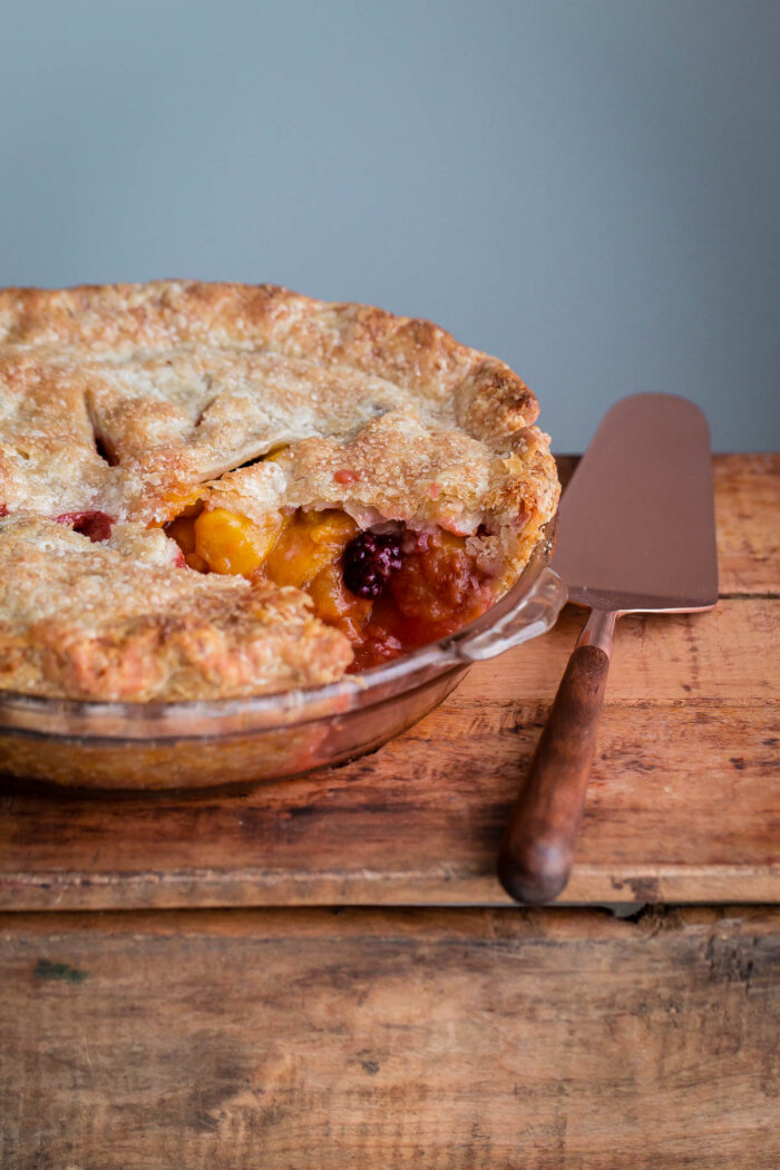 Blackberry Peach Pie