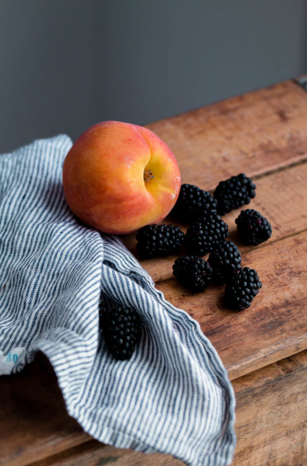 Blackberry Peach Pie Ingredients