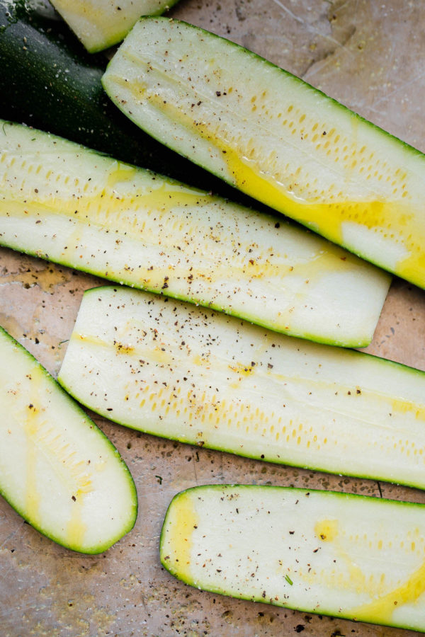 Sliced Zucchini