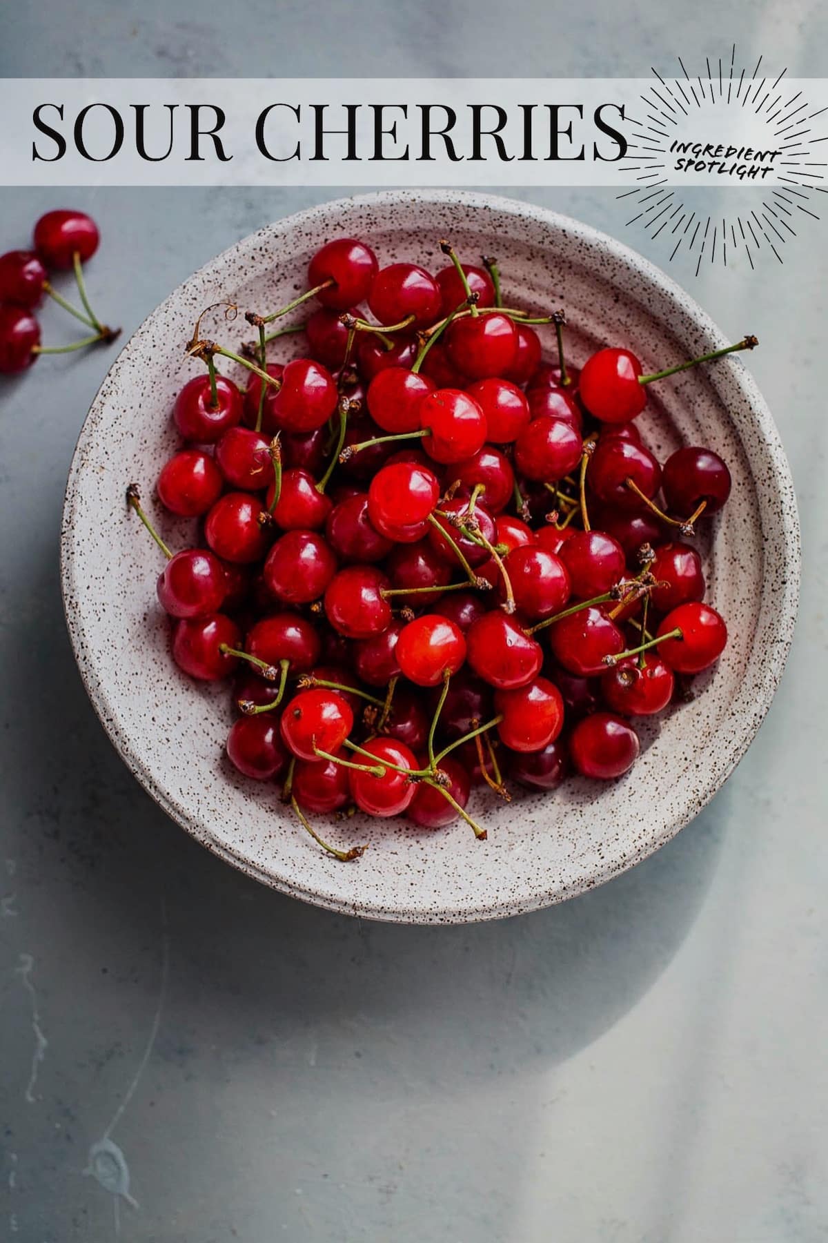 Ingredient Spotlight: Sour Cherries - A Beautiful Plate