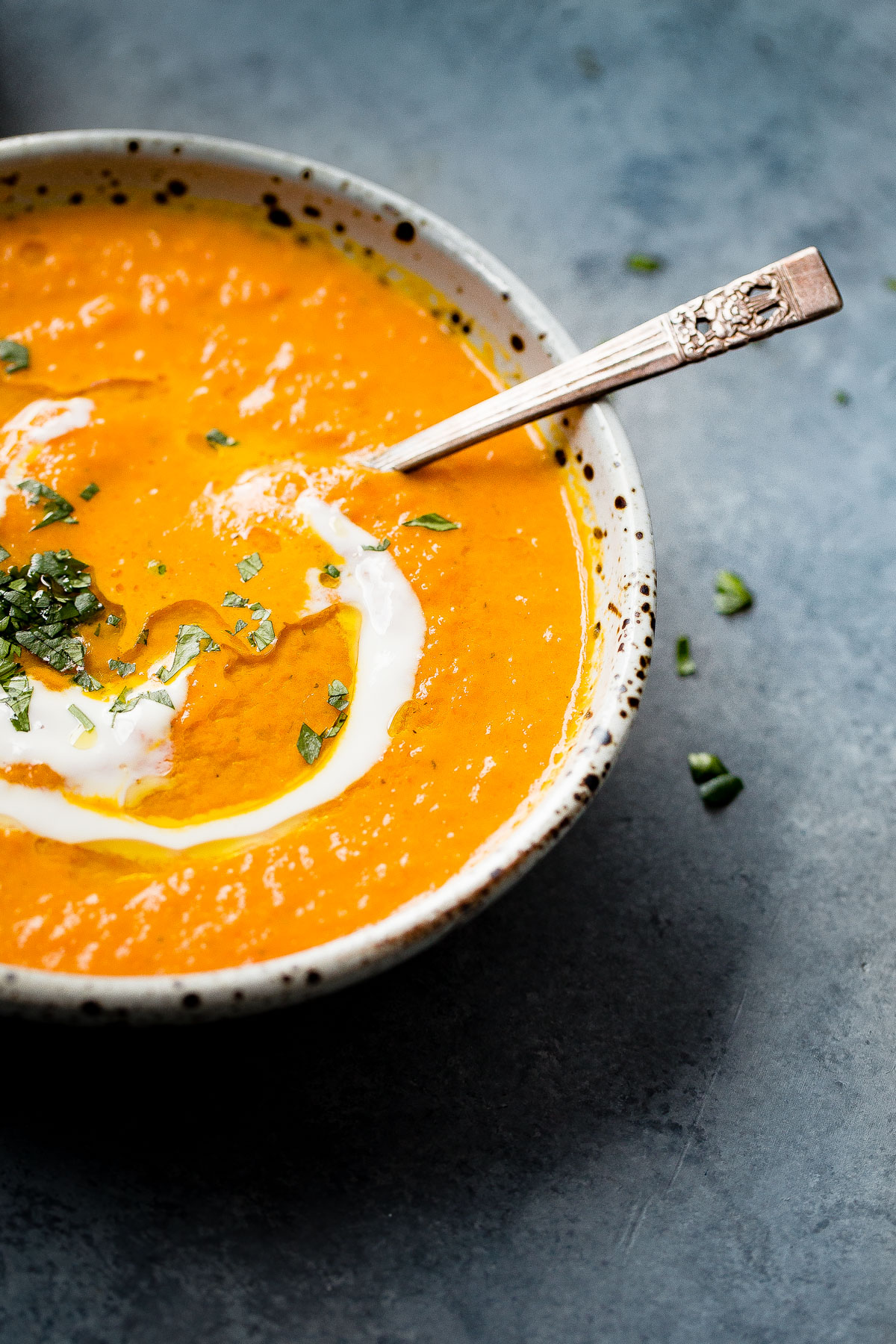 Simple Carrot Soup - A Beautiful Plate