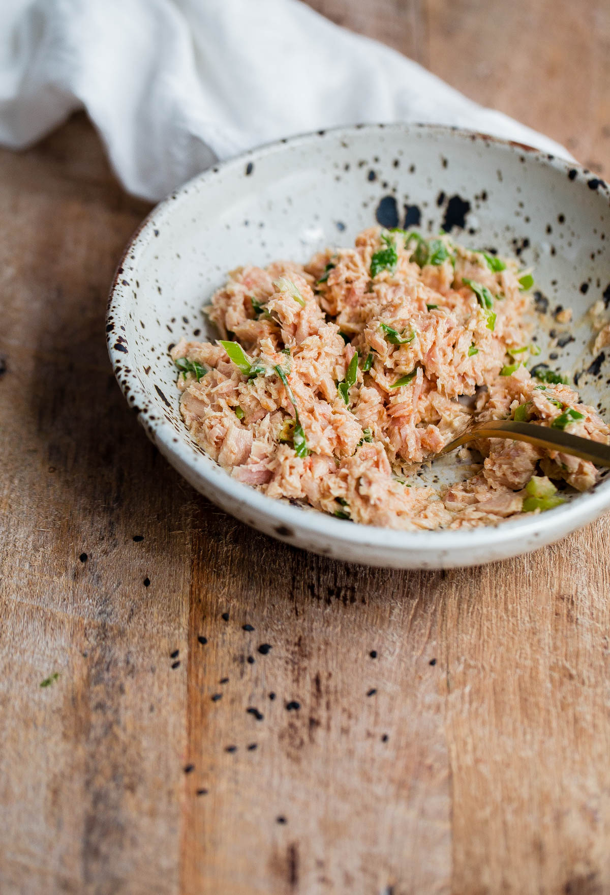 Spicy Tuna Onigiri (How to Make Onigiri) - A Beautiful Plate