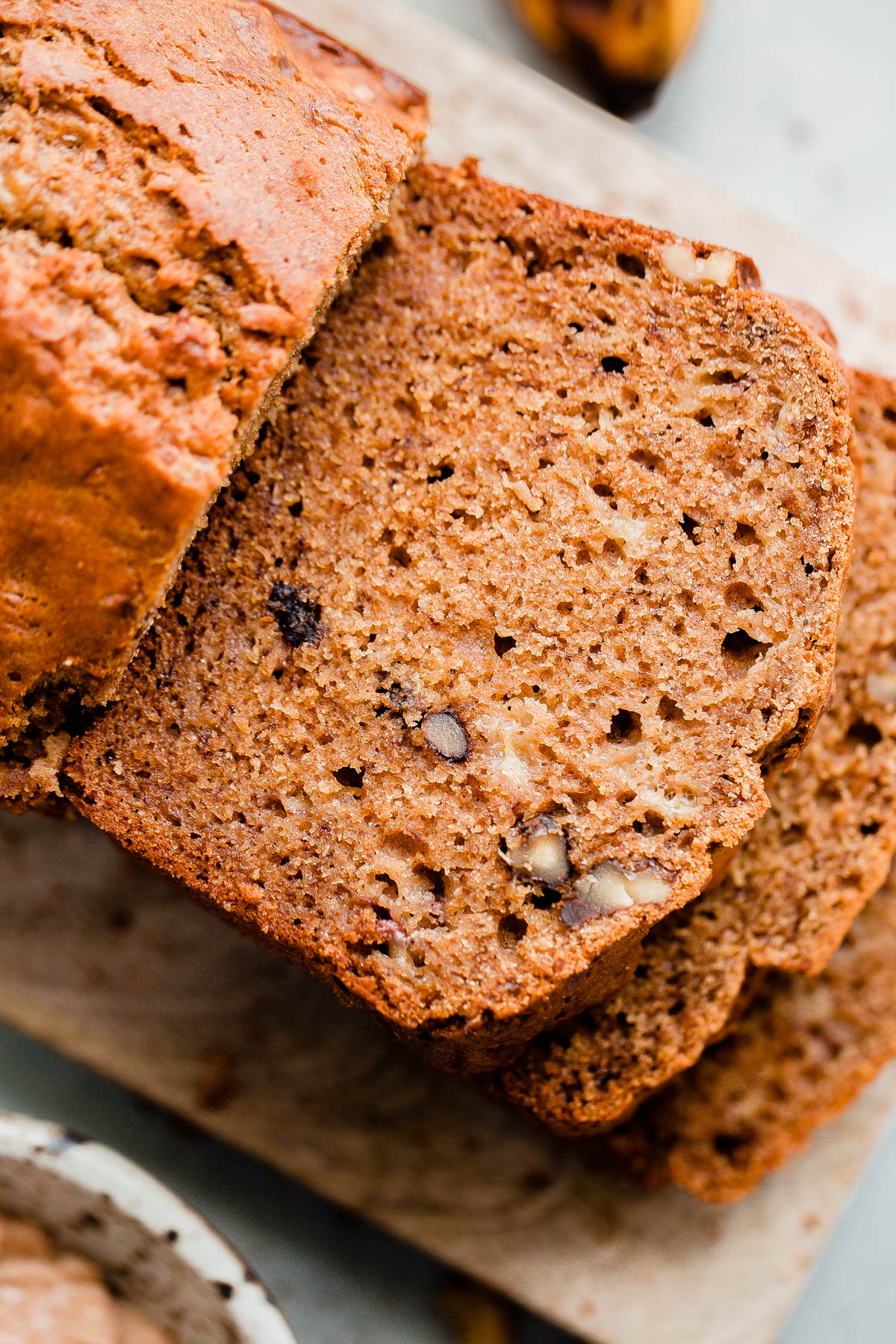 Banana Walnut Bread with Spiced Walnut Butter - A Beautiful Plate