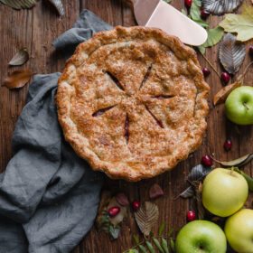 Apple Cranberry Pie