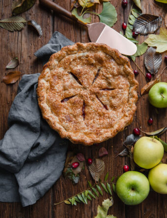 Apple Cranberry Pie