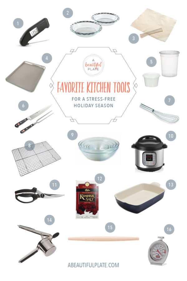 Favorite Cooking Tools for a Stress-Free Holiday Season - my go-to kitchen tools to ensure a successful and stress-free holiday season!