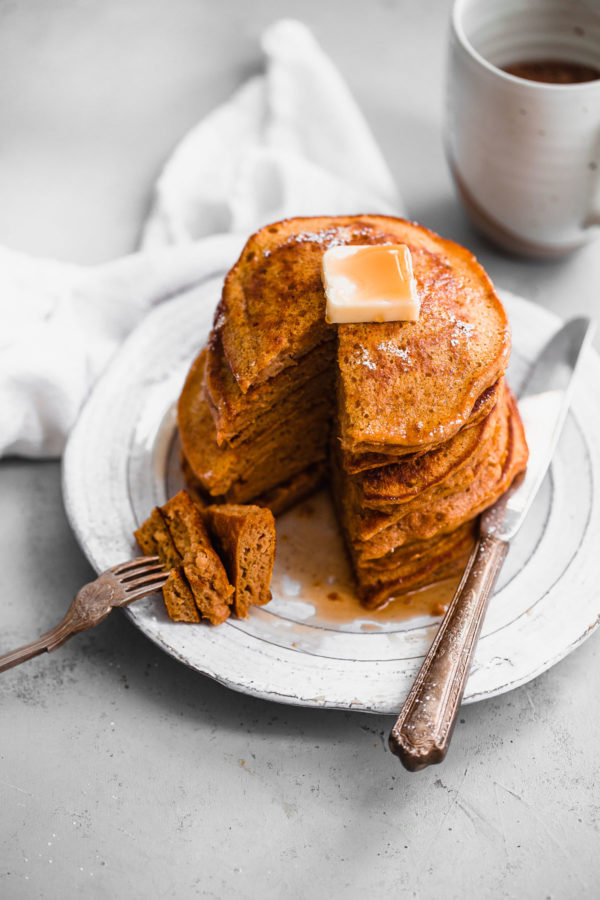 Pumpkin Pancake Stack 