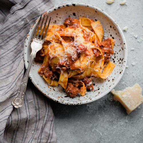 Slow Cooker Bolognese Sauce A Beautiful Plate
