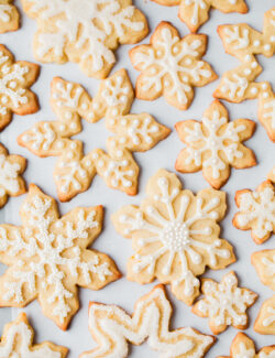 Decorated Almond Sugar Cookies
