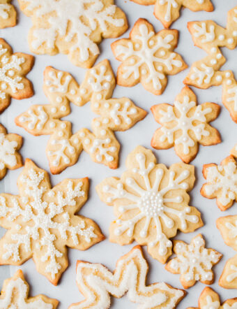 Decorated Almond Sugar Cookies