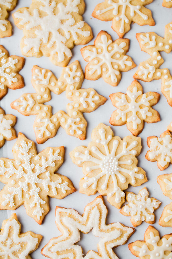 Decorated Almond Sugar Cookies