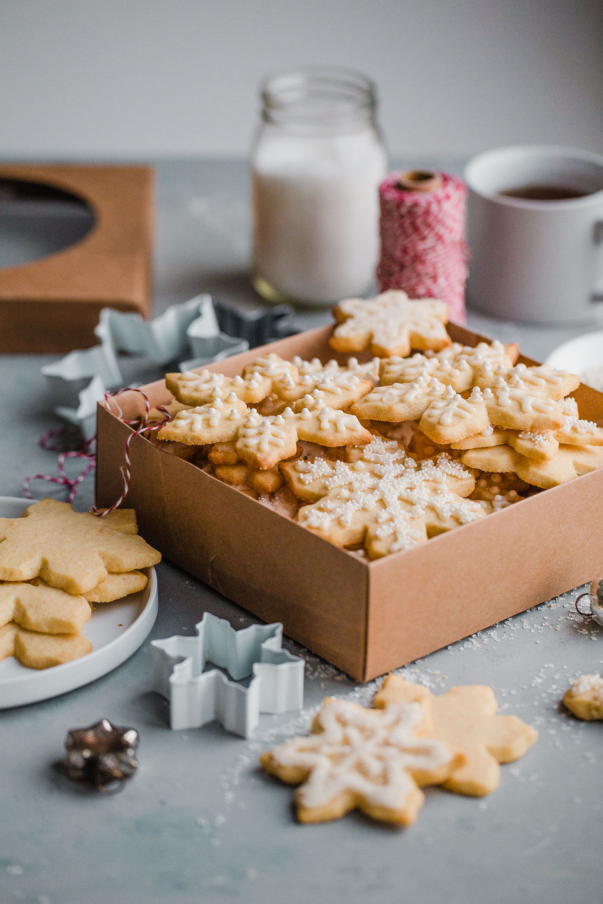 Almond Sugar Cookies with Simple Icing A Beautiful Plate