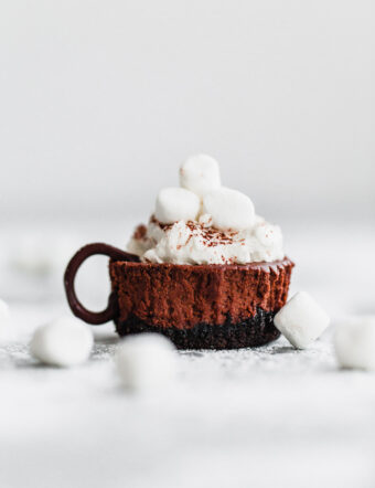 Mini Hot Chocolate Cheesecakes