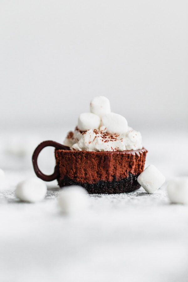 Hot Cocoa Cheesecakes