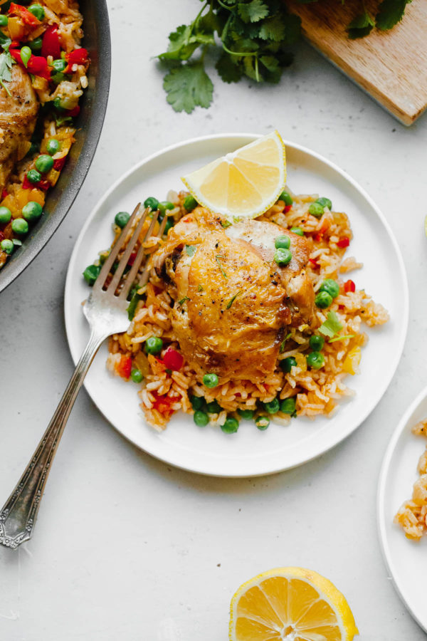 Plated Arroz Con Pollo 