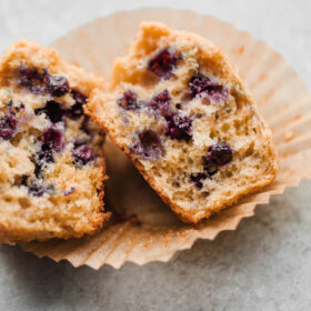 Split Blueberry Muffin