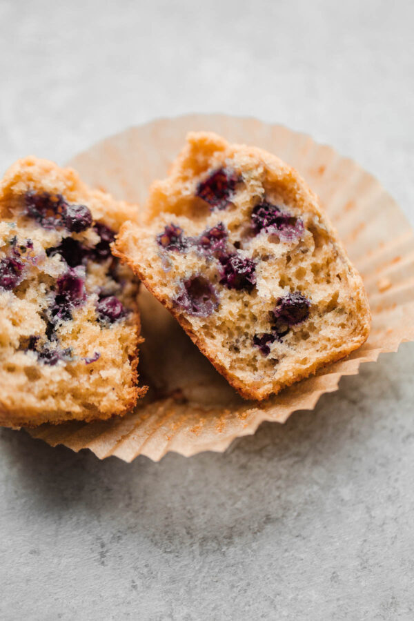 Split Blueberry Muffin